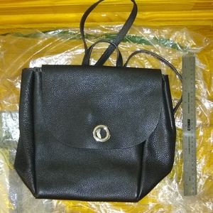 Botkier Woman's Leather Back Pack Black